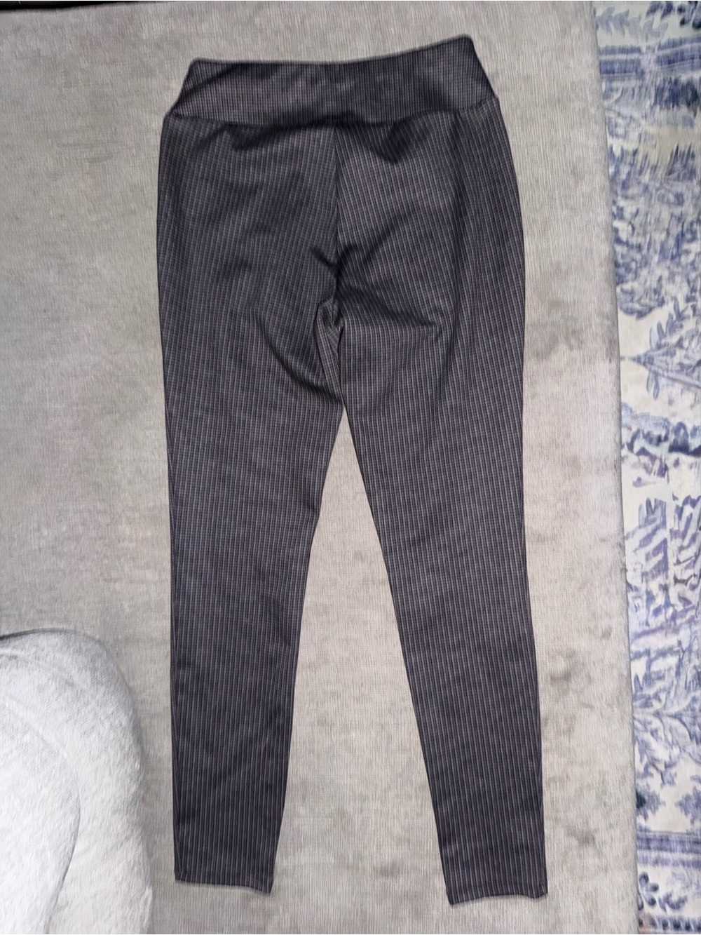 Counterparts Black Pinstripe Pull-On Leggings